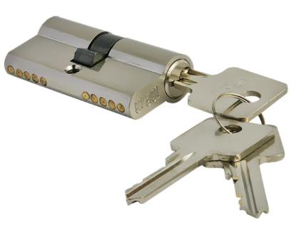 Prekės „Cilindras spynai 30x30 mm 3 raktai chromo Inovo 4E CR“ paveikslėlis