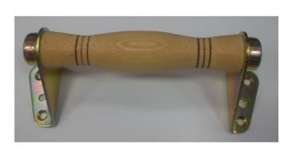 Prekės „Medinė durų rankena, 165 mm“ paveikslėlis