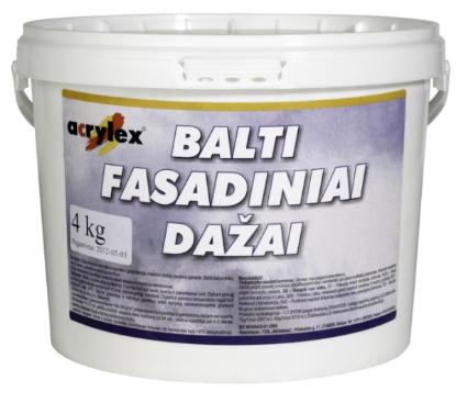 Prekės „Dažai fasadiniai Acrylex 1,5 kg“ paveikslėlis