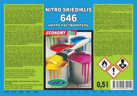 Prekės „Skiediklis NITRO-B SAVEX 0,5 l“ paveikslėlis