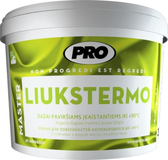 Prekės „Dažai radiatoriams PRO LIUKS TERMO  0,5 l“ paveikslėlis