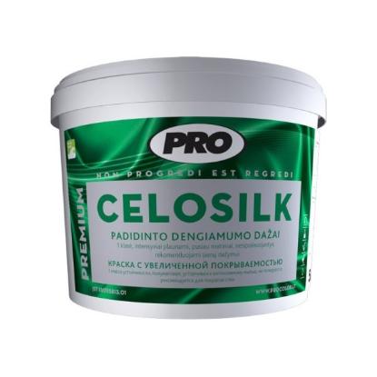 Prekės „Dažai visiškai matiniai sienoms ir luboms PRO CELOSILK 1 l“ paveikslėlis