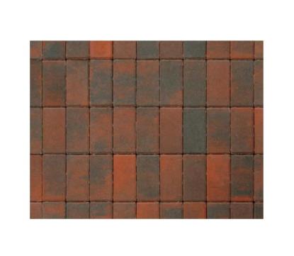 Prekės „Grindinio trinkelė Prizma 6B Terra, 200x100x60 mm, juoda - raudona“ paveikslėlis