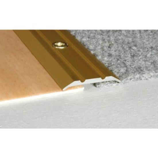 Prekės „Profilis sujungimo A12-00 aukso spalvos 25 x 2 mm 1,80 m“ paveikslėlis