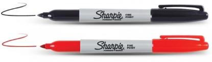 Prekės „Žymeklis Sharpie Fine juodas 1 mm“ paveikslėlis