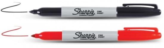 Prekės „Žymeklis Sharpie Fine juodas 1 mm“ paveikslėlis