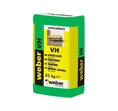 Prekės „Glaistas cementinis WEBER VH pilkas, 20 kg“ paveikslėlis