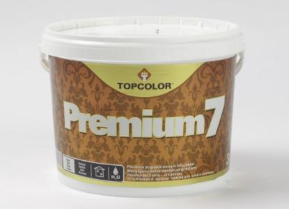 Prekės „Dažai dispersiniai lateksiniai matiniai TOPCOLOR Premium 7 10 l“ paveikslėlis