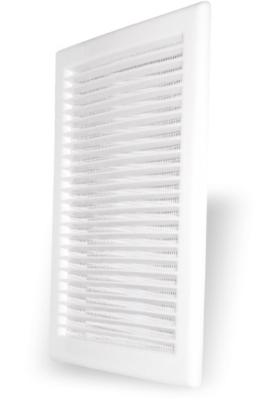 Prekės „Grotelės ventiliacinės plastikinės klijuojamos 90 x 240 mm DL90240RW Dospel“ paveikslėlis