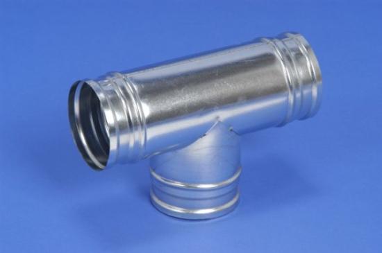 Prekės „Trišakis ventiliacijos sistemos sujungti be tarpinės TCP160-160 Ø 160 mm 90° Europlast“ paveikslėlis