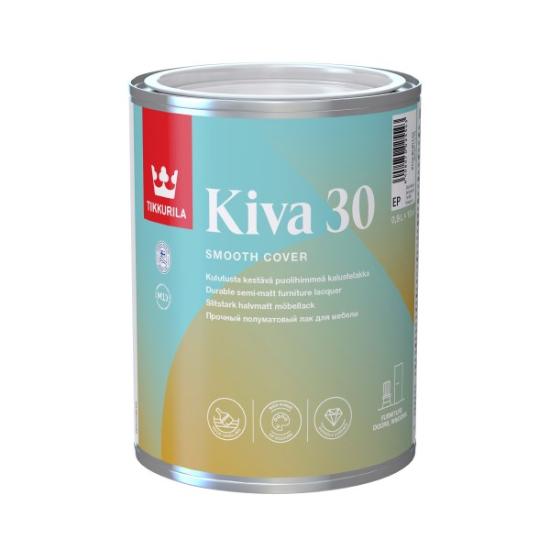 Prekės „Lakas Tikkurila Kiva 30 pusiau matinis EP 0,9 l“ paveikslėlis