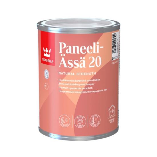 Prekės „Lakas akrilinis Tikkurila Paneeli Assa pusiau matiniai EP 0,9 l“ paveikslėlis
