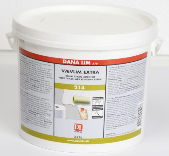Prekės „Klijai stiklo pluošto tapetams Vaevlim Ekstra LIT 2,5 kg Danalim“ paveikslėlis