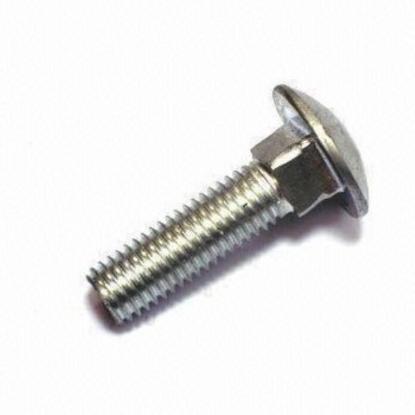 Prekės „Varžtai M 8x30 mm cinkuoti DIN-603 pusapvale galvute“ paveikslėlis