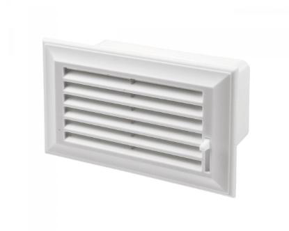 Prekės „Grotelės ventiliacinės užbaigimui plastikinės 110 x 55 mm Vents“ paveikslėlis