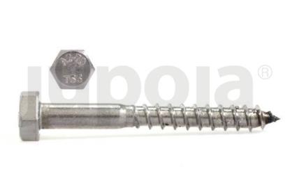Prekės „Medsraigčiai DIN-571 12x240 mm su šešiakampe galvute“ paveikslėlis