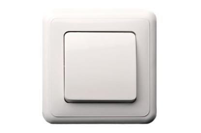 Prekės „Jungiklis 1 klavišo baltos spalvos ĮJ1 10-001 DELTA+ Liregus“ paveikslėlis