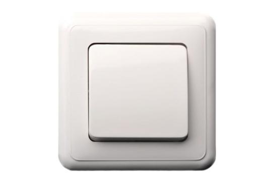 Prekės „Jungiklis 1 klavišo baltos spalvos ĮJ1 10-001 DELTA+ Liregus“ paveikslėlis