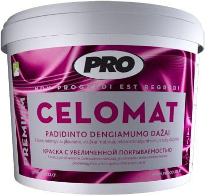 Prekės „Dažai - intensyviai plaunami PRO CELOMAT 3 l“ paveikslėlis