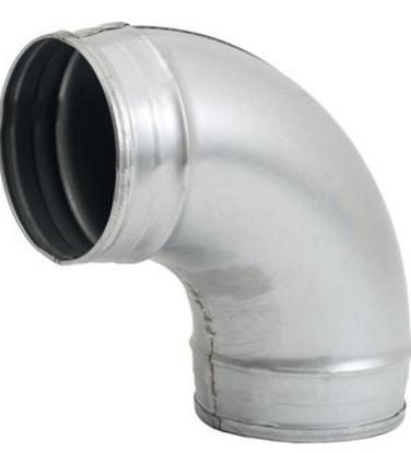 Prekės „Alkūnė ortakio be tarpinės BF90-100 Ø 100 mm Europlast“ paveikslėlis