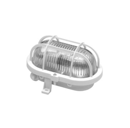 Prekės „Šviestuvas oval 60W IP44 plastikinis baltos spalvos“ paveikslėlis