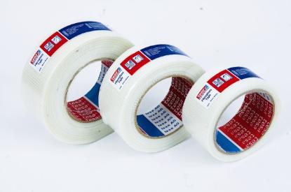 Prekės „Juosta audinio Tesa užklijuoti 3-5 mm plyšiams prieš glaistant 90 x 48“ paveikslėlis