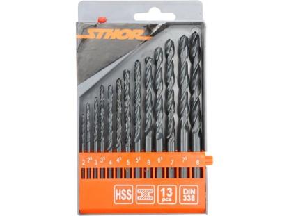 Prekės „Grąžtų rinkinys metalui 2 - 8 mm 13 dalių HSS Sthor“ paveikslėlis