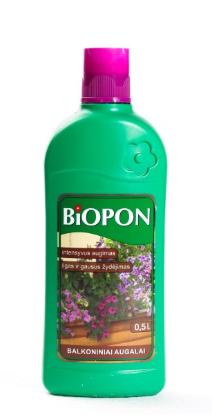 Prekės „Skystos trąšos balkono augalams Biopon, 500 ml“ paveikslėlis