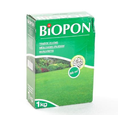 Prekės „Granulės vejoms  Biopon 1 kg“ paveikslėlis