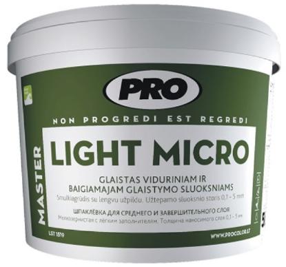 Prekės „Glaistas PRO LIGHT MICRO 0,9 l“ paveikslėlis