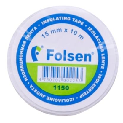 Prekės „Juosta izoliacinė 15 mm x 10 m balta FOLSEN“ paveikslėlis