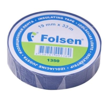 Prekės „Juosta izoliacinė 19 mm x 33 m mėlyna FOLSEN“ paveikslėlis