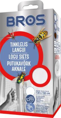 Prekės „Apsauginis langų tinklelis 130 x 150 cm Bros“ paveikslėlis