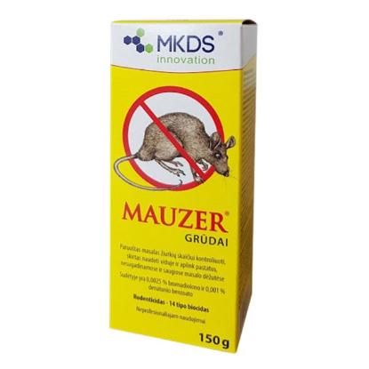 Prekės „Granulės prieš graužikus 150 g MAUZER“ paveikslėlis