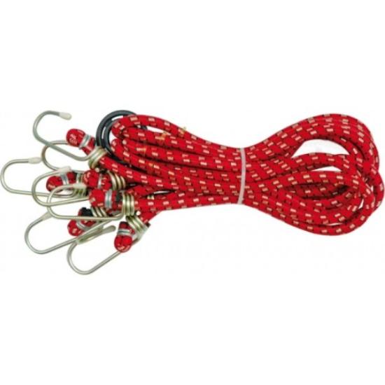 Prekės „Juosta guminė bagažo tvirtinimui 4 vnt 80 cm x 8 mm Vorel 82300“ paveikslėlis