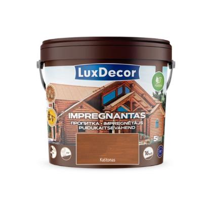 Prekės „Impregnantas medienai PRIMACOL LuxDecor 5 l kaštonas“ paveikslėlis