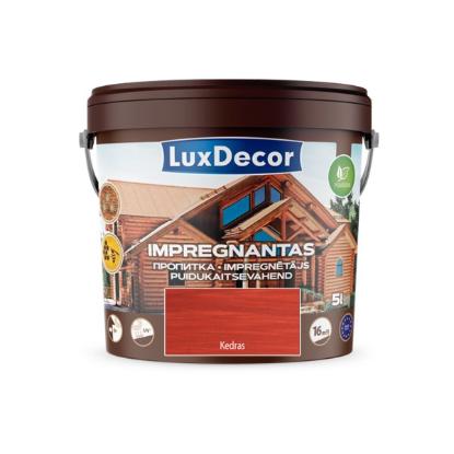 Prekės „Impregnantas medienai PRIMACOL LuxDecor 5 l kedras“ paveikslėlis