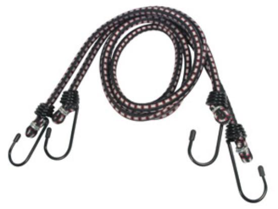 Prekės „Juosta guminė bagažo tvirtinimu 2 vnt 100 cm x 8 mm Vorel 82310“ paveikslėlis