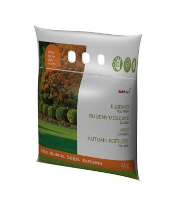 Prekės „Trąšos vejoms rudeninės 4 kg BA“ paveikslėlis