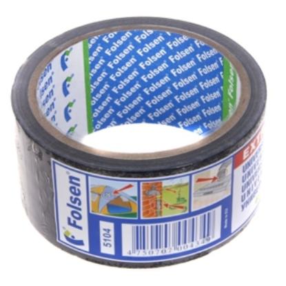 Prekės „Juosta audinio 48 mm x 10 m juoda atspari drėgmei FOLSEN“ paveikslėlis