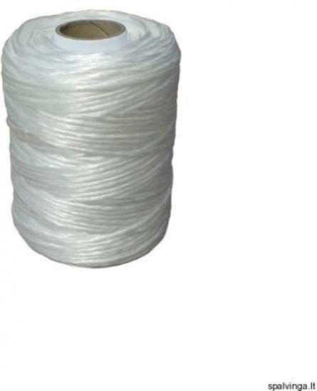 Prekės „Virvė polipropileninė Tex 1000, 0,5 kg, 500m, baltos spalvos“ paveikslėlis