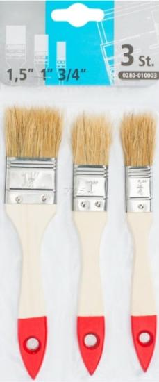 Prekės „Rinkinys teptukų 3 vnt 1,5",1"3/4"“ paveikslėlis