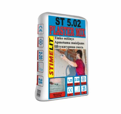 Prekės „Storasluoksnis tinko mišinys STIMELIT ST5.02, 25 kg“ paveikslėlis