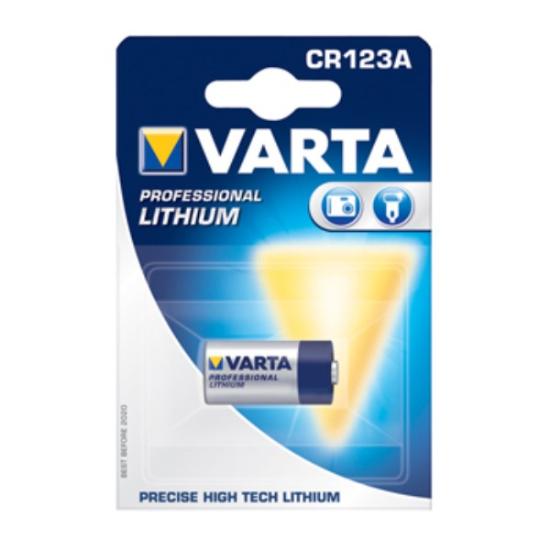 Prekės „Elementai ličio VARTA CR123 3V, 1 vnt.“ paveikslėlis