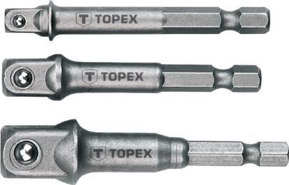 Prekės „Perėjimai galvutei 1/4" 3/8" 1/2" Topex“ paveikslėlis
