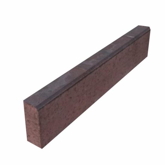 Prekės „Bordiūras vejai BM, 1000x80x200 mm, juoda-raudona“ paveikslėlis