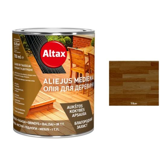 Prekės „Aliejus medienai ALTAX Altaxin 0,75 l tikas“ paveikslėlis