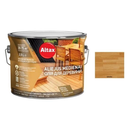 Prekės „Aliejus medienai ALTAX Altaxin 2,5 l ąžuolas“ paveikslėlis
