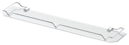 Prekės „Vonios lentyna stiklinė su rėmeliu 60 cm Sanibella502/60CC“ paveikslėlis