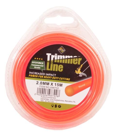Prekės „Valas trimeriui apvalus 2 mm x 15 m Nyflorce“ paveikslėlis